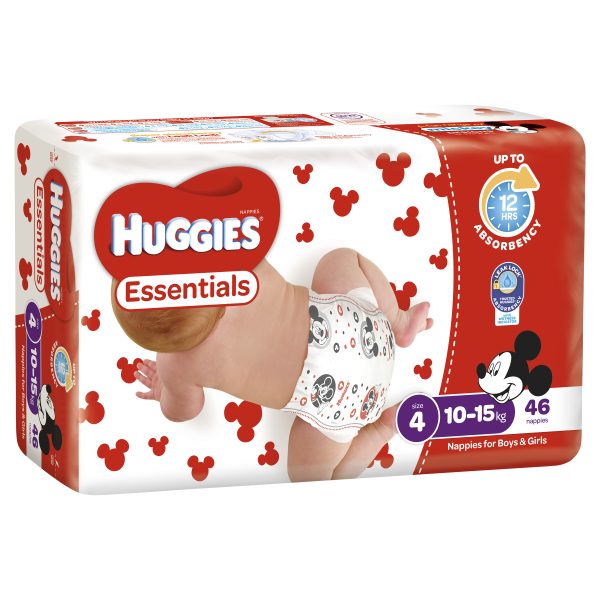 Huggies Essentials Toddler Size 4