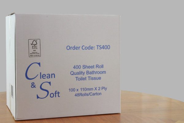 Toilet Paper Roll 400 Sheets 2 Ply