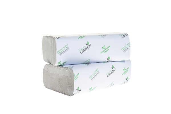Caprice Green Slimfold Interleaved Towel 24cm x 23cm