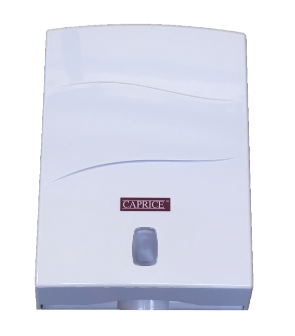 Caprice Interleaved Towel Dispenser (White ABS Plastic)