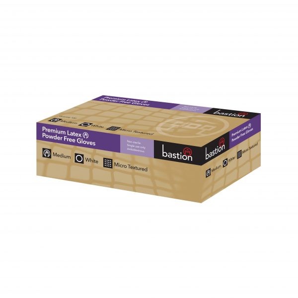 Powder Free White Latex Gloves - Carton/1000 - Image 2
