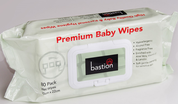 Bastion Baby Wipes Premium 80 sheets